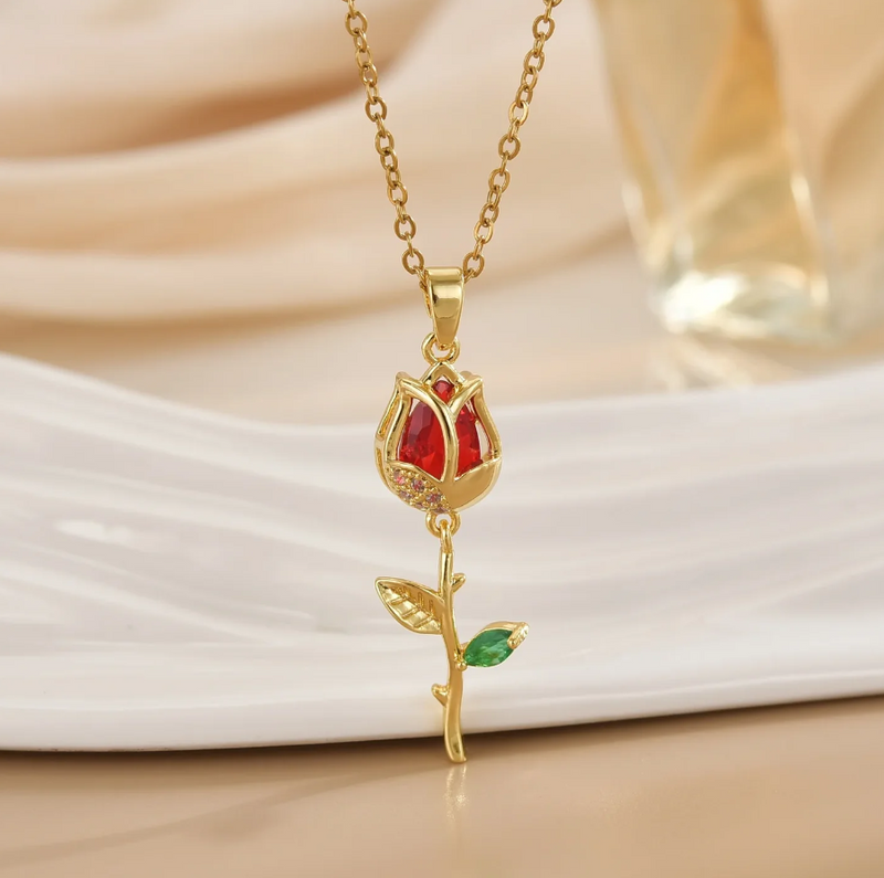 Collar Rosa Eterna