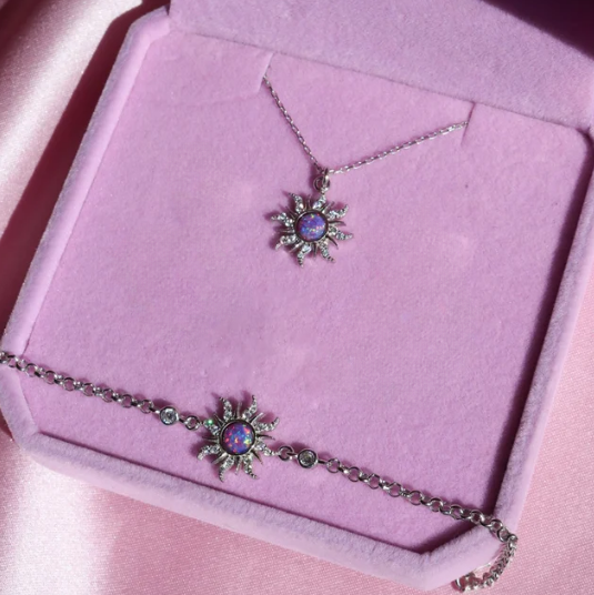 Rapunzel Schmuckset aus 925er Silber – Verflochten