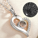 Collar Corazon Te Amo En 100 Idiomas