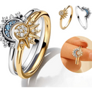 Anillos Sol Y Luna Eclipse Pareja