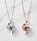 Collar Corazon Te Amo En 100 Idiomas