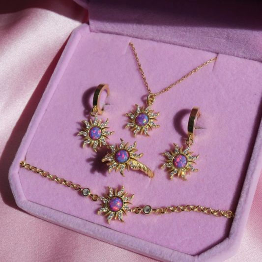 Rapunzel Schmuckset aus 925er Silber – Verflochten