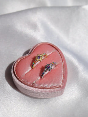 Rapunzel Colorful Sun Ring, Princess Ring, 925 Sterling Silver